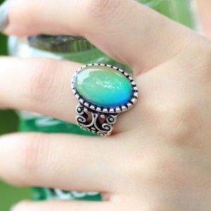 Filigree Bohemian Quality Mood Ring